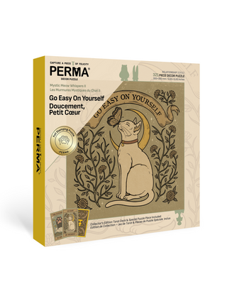 321PCS | GO EASY ON YOURSELF | GOLD FOIL DECOR PUZZLE