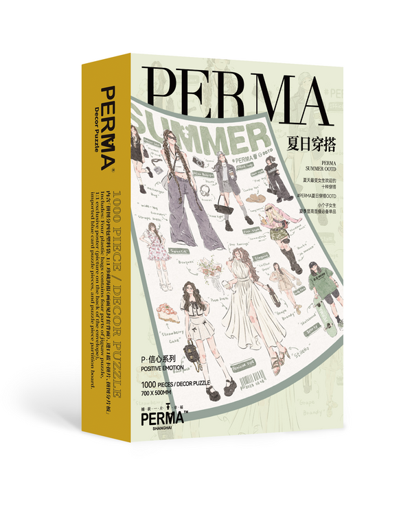 PERMA 1000 PCS DECOR PUZZLE PERMA SUMMER OOTD