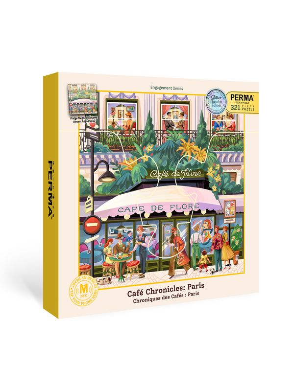 321PC Café de Flore, Paris Glitter Sequin Finish
