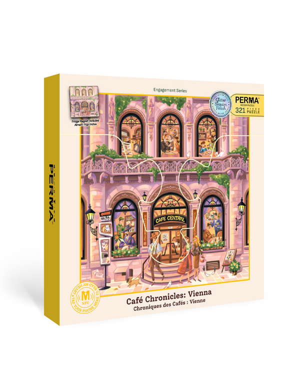 321PC Café Central, Vienna Glitter Sequin Finish