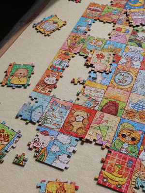 1000PCS | 100 LITTLE JOYS | VELVET TOUCH DECOR PUZZLE